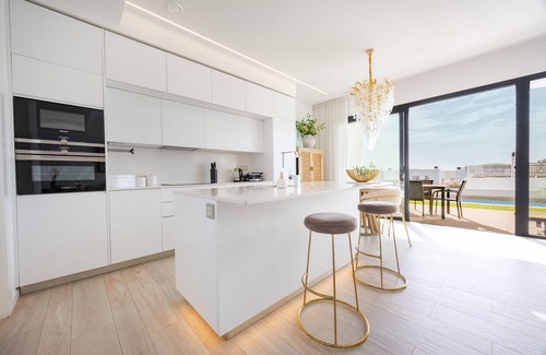 Finestrat Villa | Villa 'Campana Garden 52' con vistas a la montaña, Wi-Fi y aire acondicionado