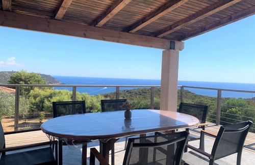 Coti-Chiavari Casa | Villa Capo di Muro, vista al mar, playas y paseos.