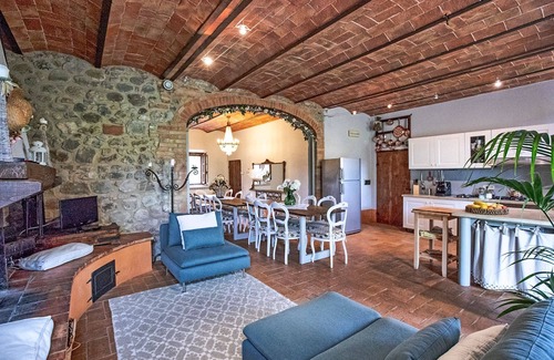 Gallina Villa | Villa en Castiglione D'orcia con 5 habitaciones, capacidad 15