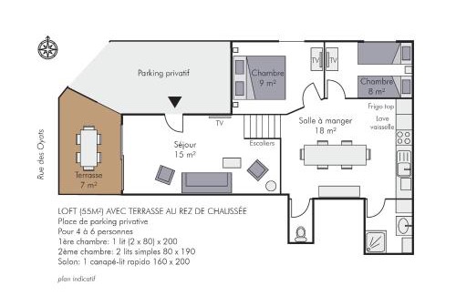 Fort-Mahon-Plage Apartamento | VILLA CHANTEREINE - apparts à 5 mn de la plage - BAIE DE SOMME