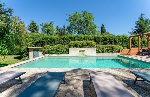 Fontvieille Villa | Villa 'Charmante Avec Piscine' con piscina privada, Wi-Fi y aire acondicionado