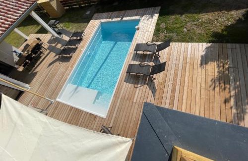 Lit-et-Mixe Casa | Villa confort piscine chauffée*/10KM CONTIS Plage