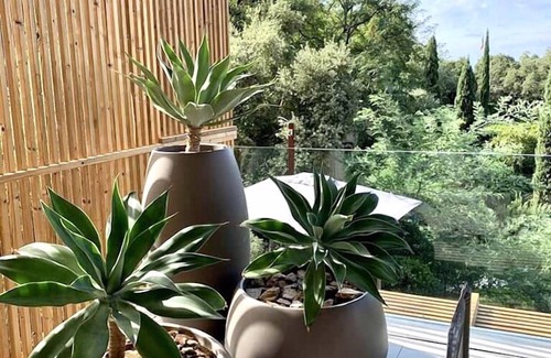 Le Rayol Villa | Villa contemporánea arquitecto nuevo 3 dormitorios vista mar