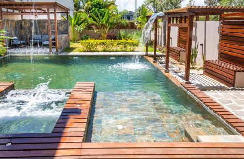 Pereybere Villa | Villa Cookie le Coquin, 3 chambre au centre de Grand Baie, jacuzzi