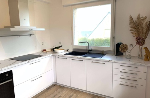 Penvenan Villa | Villa-De Lujo-Vista al Mar-Baño en la habitacion