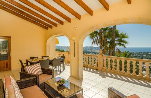 Benimeit Villa | Villa Don Ernesto en Moraira con piscina privada vistas panorámicas al mar WIFI