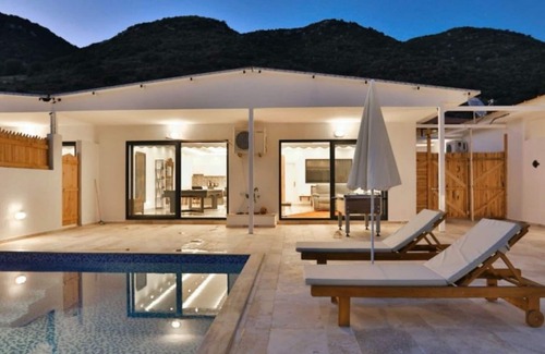 Sarıbelen Casa | Villa Duruk Villa de 1 dormitorio con piscina, desayuno incluido