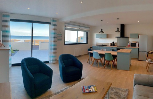 Lion-sur-Mer Casa | Villa Evasion frente al mar