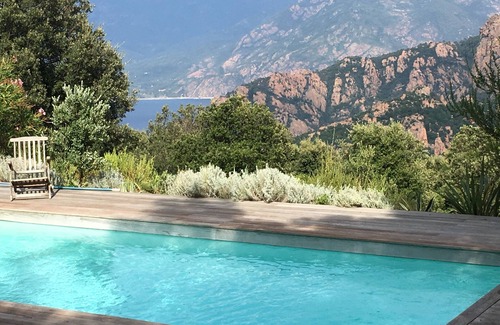 Piana Villa | Calanche Villa vistas excepcionales de Piana (Cl. Unesco). Piscina