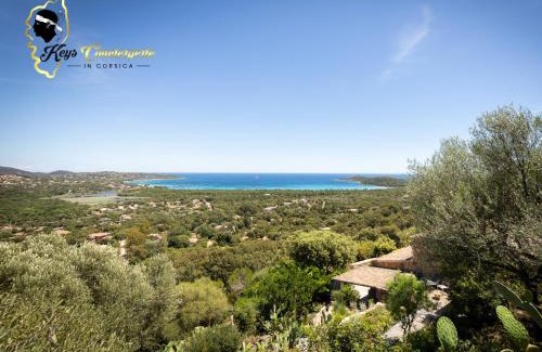 Sainte-Lucie-de-Porto-Vecchio Casa | Villa Ficaja 10 pers JACUZZI vue MER PINARELLO