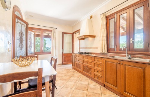 Sant Llorenc des Cardassar Villa | Villa 'Finca Son Manxo' con vistas a la montaña, Wi-Fi y aire acondicionado