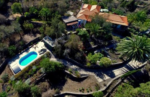 El Jesus Casa | Villa Finca Tijarafe mit beheiztem, abdeckbarem Pool