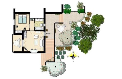 Montbrun-les-Bains Apartamento | Villa Fleury Appartement