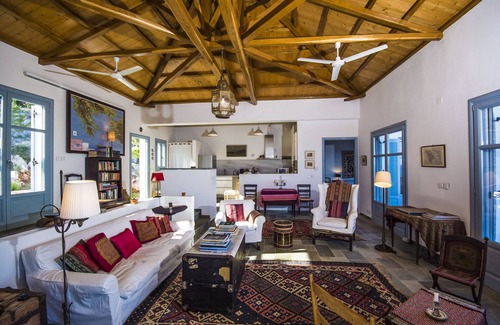 Votsi Villa | Villa Fondana: sin vecinos; acceso privado al mar; Vistas de 180 grados
