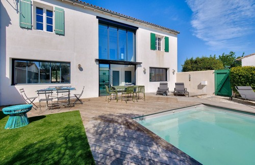 La Flotte Chalet De Esquí | Villa para 10 con piscina, La Flotte en Ré