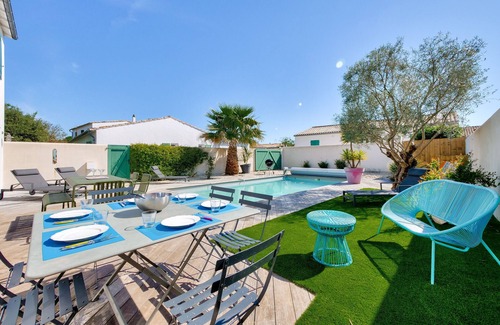 La Flotte Chalet De Esquí | Villa para 10 con piscina, La Flotte en Ré