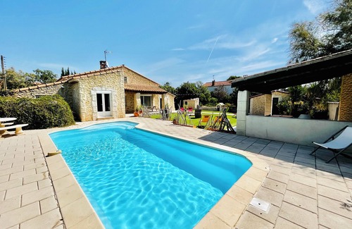 Port-Saint-Louis-du-Rhone Casa | Villa con hermosa suite principal y hermosa piscina en el jardín