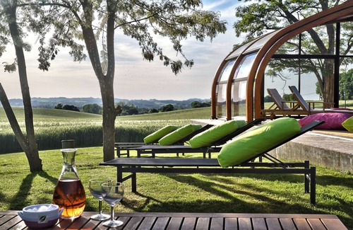 Lussan Casa | Villa Gasconne - Air-conditioned and heated pool