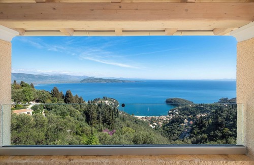 Petaleia Villa | Villa Genna ✿ Vistas espectaculares Pool Piscina climatizada ✿ en lo alto de Durrells Kalami