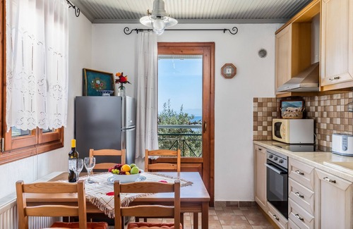 Glossa Villa | Villa Glikeria, W / piscina, preciosas vistas al mar y cerca de todo