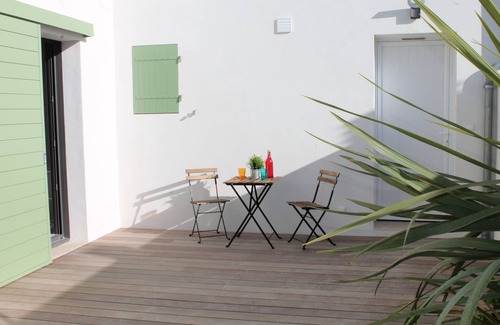 Rivedoux-Plage Villa | Nuevo Penthouse Villa con piscina privada 8 personas