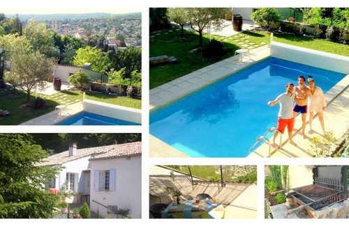 Forcalquier Casa | Villa en Provenza - 4 Dormitorios - 2 Baños - Luberon - Piscina y vistas