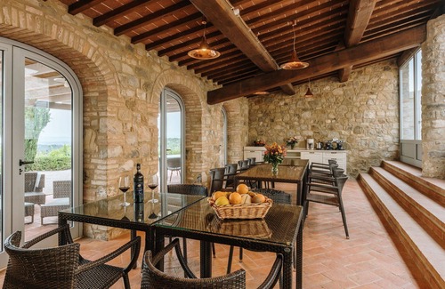 Castelnuovo Berardenga Villa | Villa en Santa Chiara con 8 habitaciones, capacidad 16