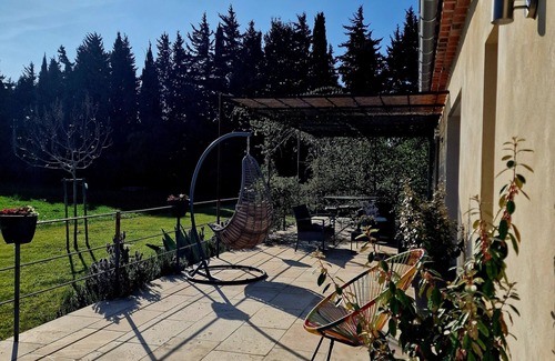 Mouries Villa | Villa en el campo con vistas a los Alpilles.
