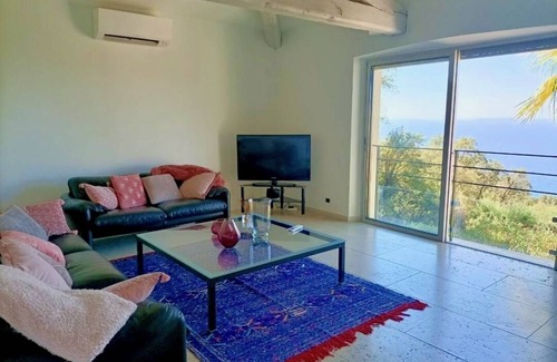 Le Rayol Casa | Villa Indépendante 4 Personnes Vue mer Panoramique, Terrasse et Jardin