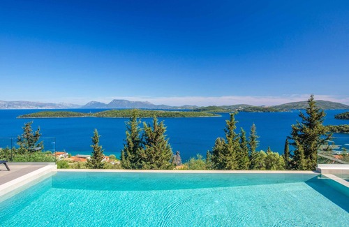 Perigiali Villa | Villa Ino Lefkas - Cuatro Habitaciones Villa, Capacidad 8
