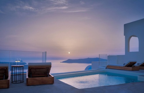 Firostefani Villa | Villa Ioli, impresionantes vistas de Caldera