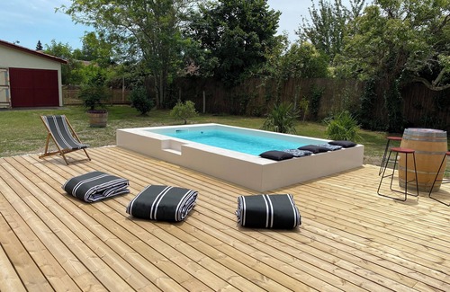Lit-et-Mixe Casa | Villa-jardin-piscine-