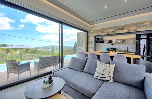 Paidochori Villa | Villa en Païdochóri con 2 habitaciones, capacidad 4