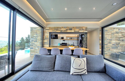 Paidochori Villa | Villa en Païdochóri con 2 habitaciones, capacidad 4