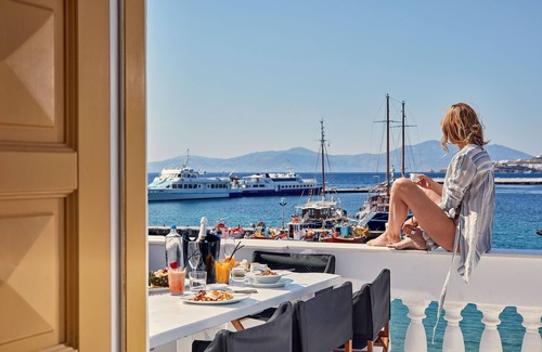 Mykonos Villa | Villa Kampani | Villa con vistas al mar en la ciudad de Mykonos