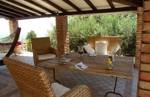 Scopello Villa | Villa "La Bellevue", piscina natural bio y fantástica vista al mar!