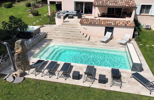 Porto-Vecchio Villa | Villa frente al mar con piscina climatizada y jacuzzi