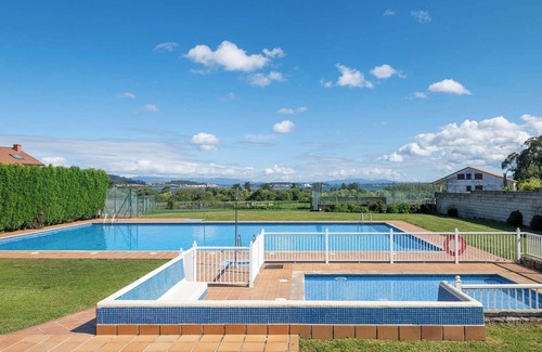Quintans Villa | Casa La Lanzada (207), con jardín y vistas al mar