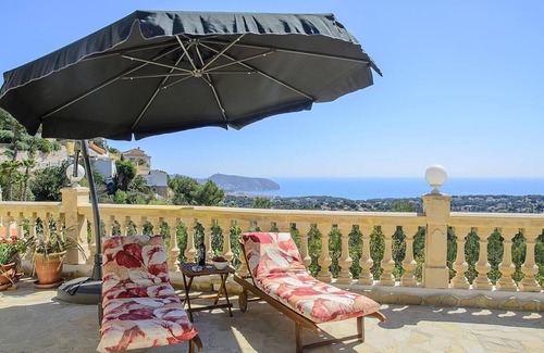 Benimeit Villa | Villa 'La Vista' con vistas al mar, Wi-Fi y aire acondicionado
