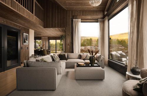 Kviteseid Chalet De Esquí | Villa Lakehouse Moss with sauna, boat & jacuzzi