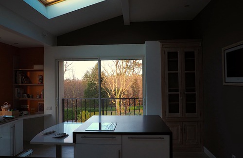 Lablachere Casa | Villa piscina grande y vista panorámica Ardeche Cevennes