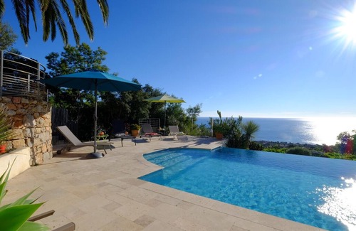 Les Issambres Villa | LE FANAL Villa panorámica vista al mar piscina infinita calma 8 - 10 pers