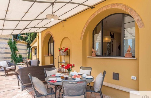 Siena Casa | Villa piscina privada tenis relajarse campo en Siena Toscana