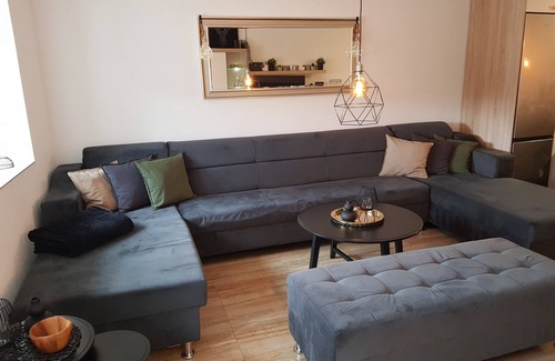 Vinodolska opcina Casa | Villa Leca, Großzügiges Ferienhaus mit Beheizbarem Privatpool und Sauna