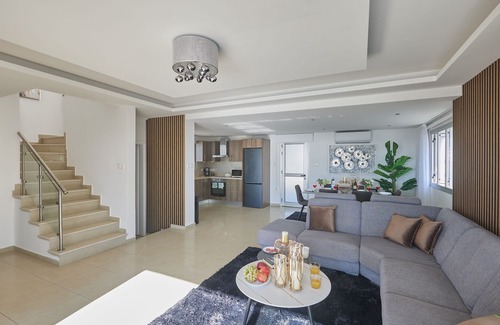 Ayia Thekla Villa | Villa Lenia, impresionante villa frente al mar 3BDR con piscina, cerca de la playa