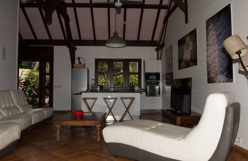 Deshaies Villa | Villa-Lujoso-Baño Privado-Vista al Mar