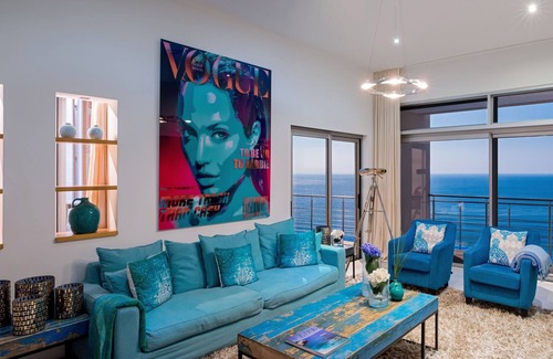 Salema Villa | Villa Mar Azul - Vista al mar de 6 habitaciones con piscina infinita privada