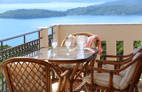 Nikiana Villa | Villa Mare, increíble vista al mar, piscina privada.