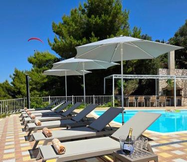 Agios Nikitas Casa | Villa Margaux Kathisma, Breathtaking VIEWS & Unforgettable SUNSETS - Minutes from Most Iconic BEACH