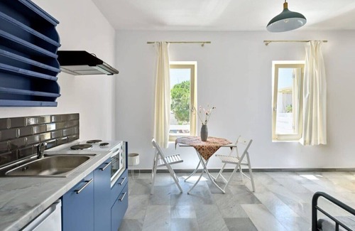 Naousa Casa | Villa Maria - Naoussa Boats Blue & Sandy Suite